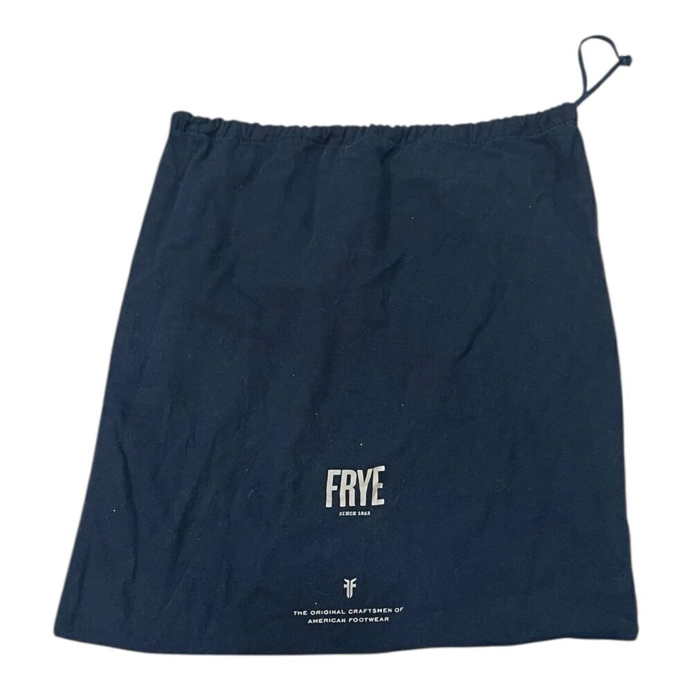 Frye Black Clothe Logo Drawstring Dust Bag